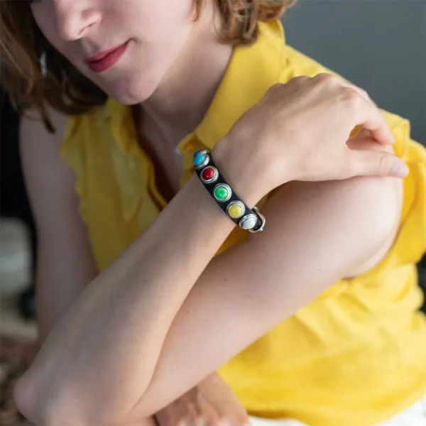 Bracciale pelle Fruttino Tulsi - Image 3